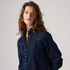 Logan Shirt — Tencel Dark Nights - Dark Wash 2