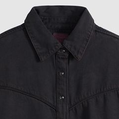 Logan Shirt — Tencel Rebel Edge Top - Black 6
