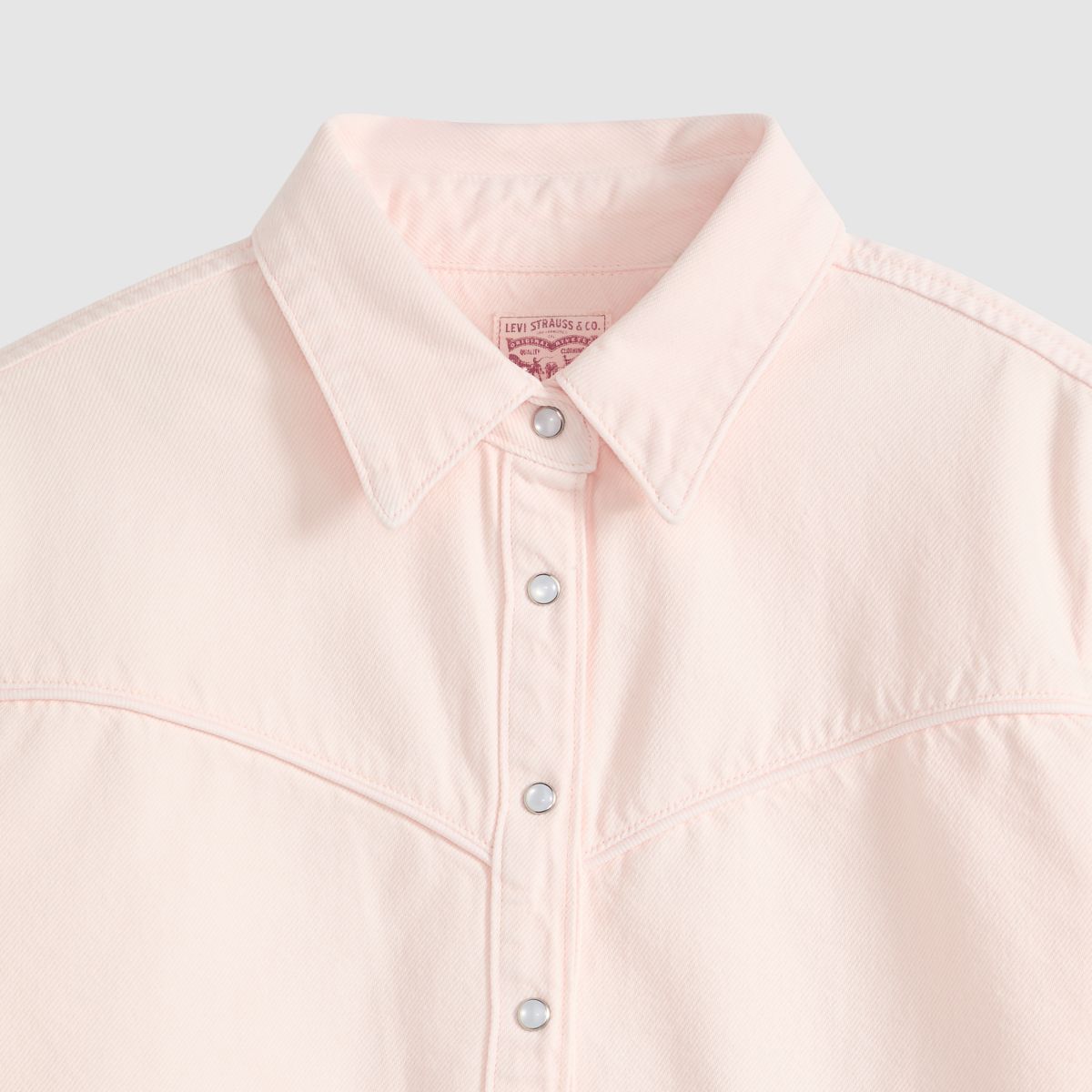 Logan Shirt — Dusty Crystal Pink Shacket - Pink