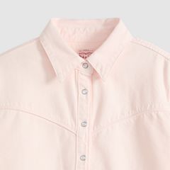 Logan Shirt — Dusty Crystal Pink Shacket - Pink 6
