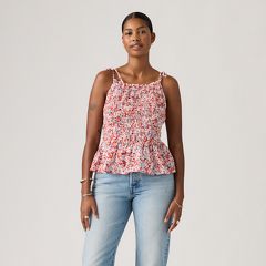 Monaco Blouse — Laurie Floral - Pink 3