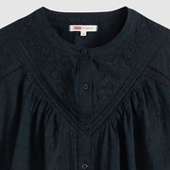 Cleo Blouse — Anthracite Night - Black 6
