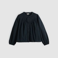 Cleo Blouse — Anthracite Night - Black 5