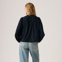 Cleo Blouse — Anthracite Night - Black 4