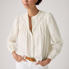 Cleo Blouse — Egret - Cream 2