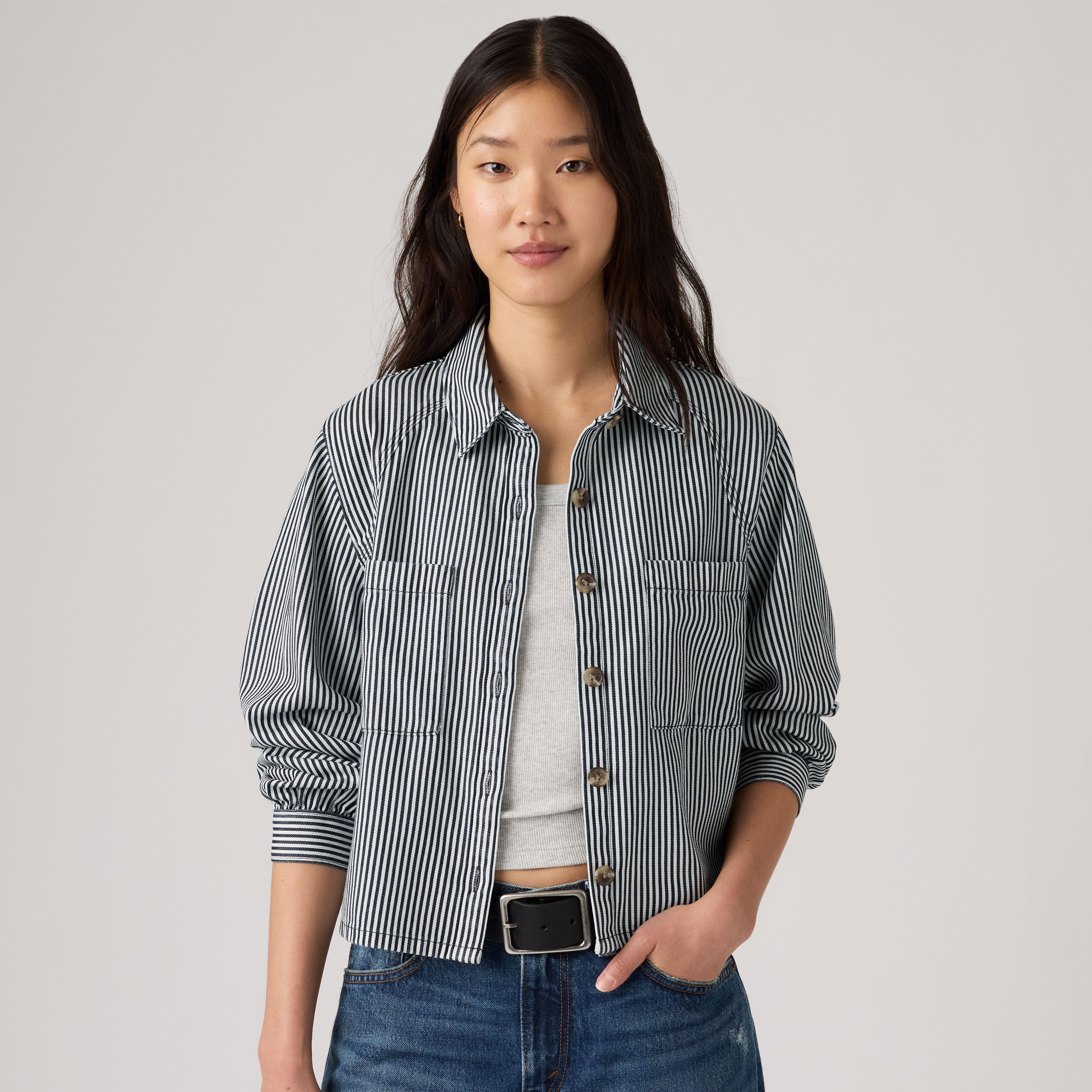 Tini Long-Sleeve Utility Shirt 1