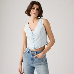 Teagan Blouse — Watch Me - Light Wash 1