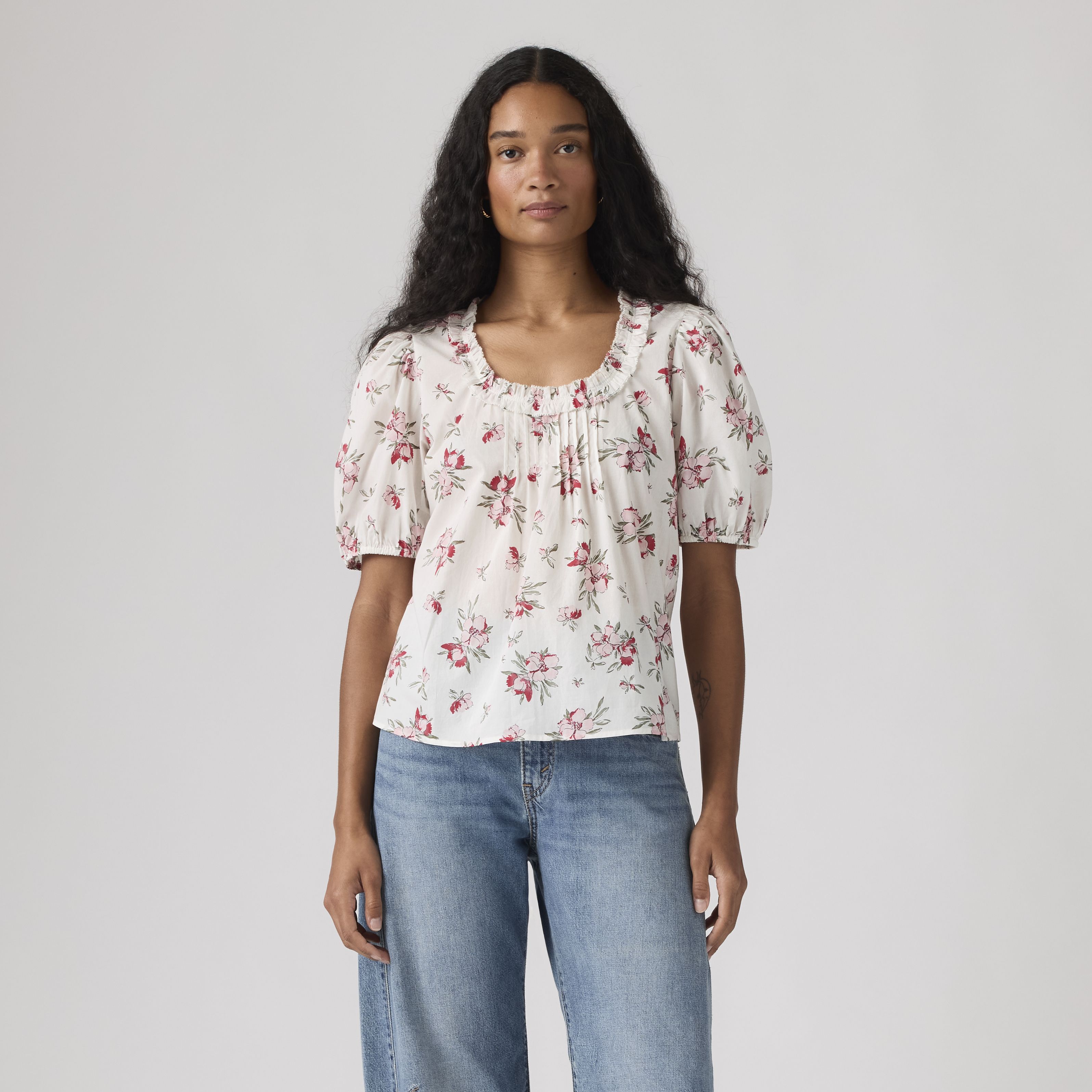 Reese Short-Sleeve Blouse 4
