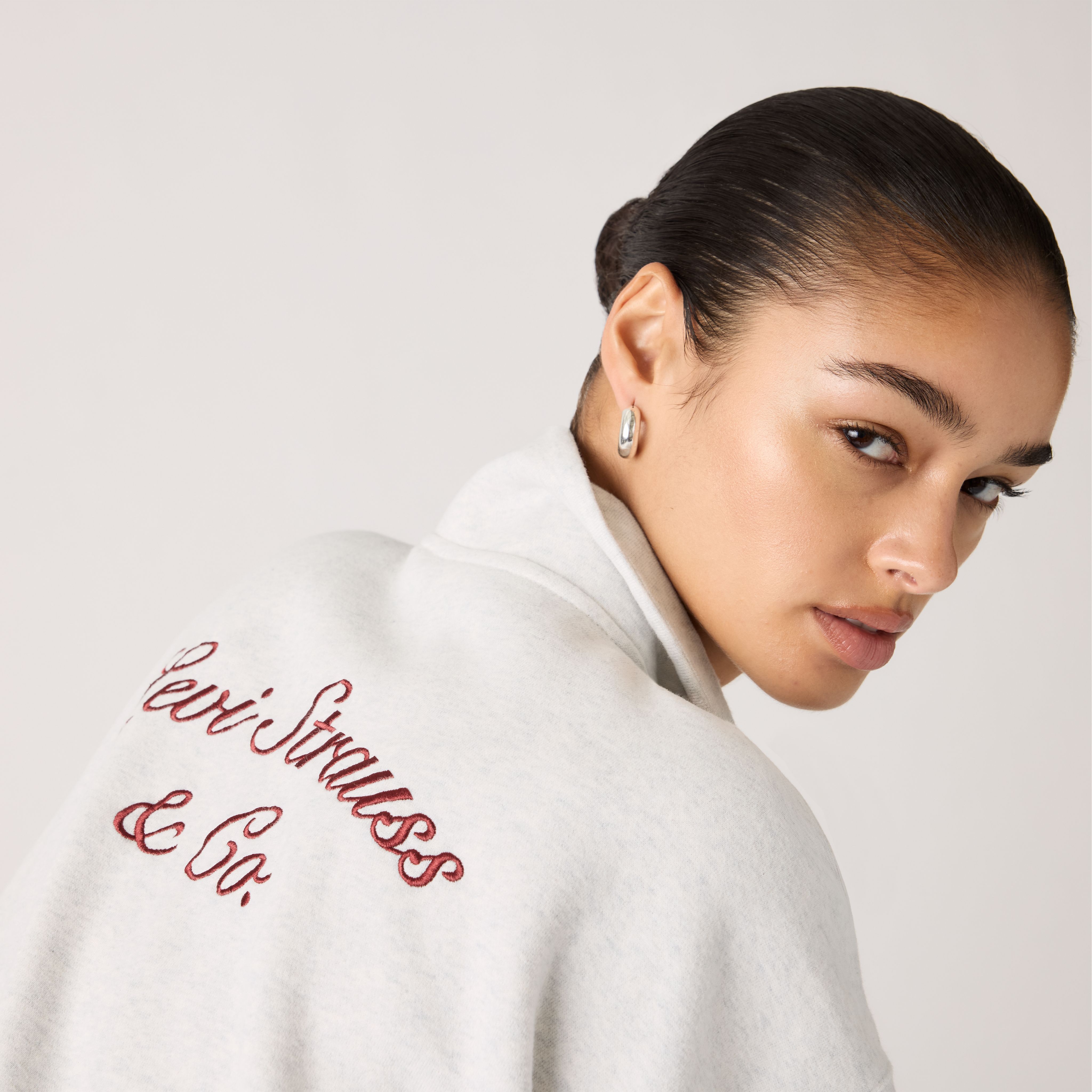 Molleton carré graphique ancien à glissière 1/4 Levi’sMD pour femme 4