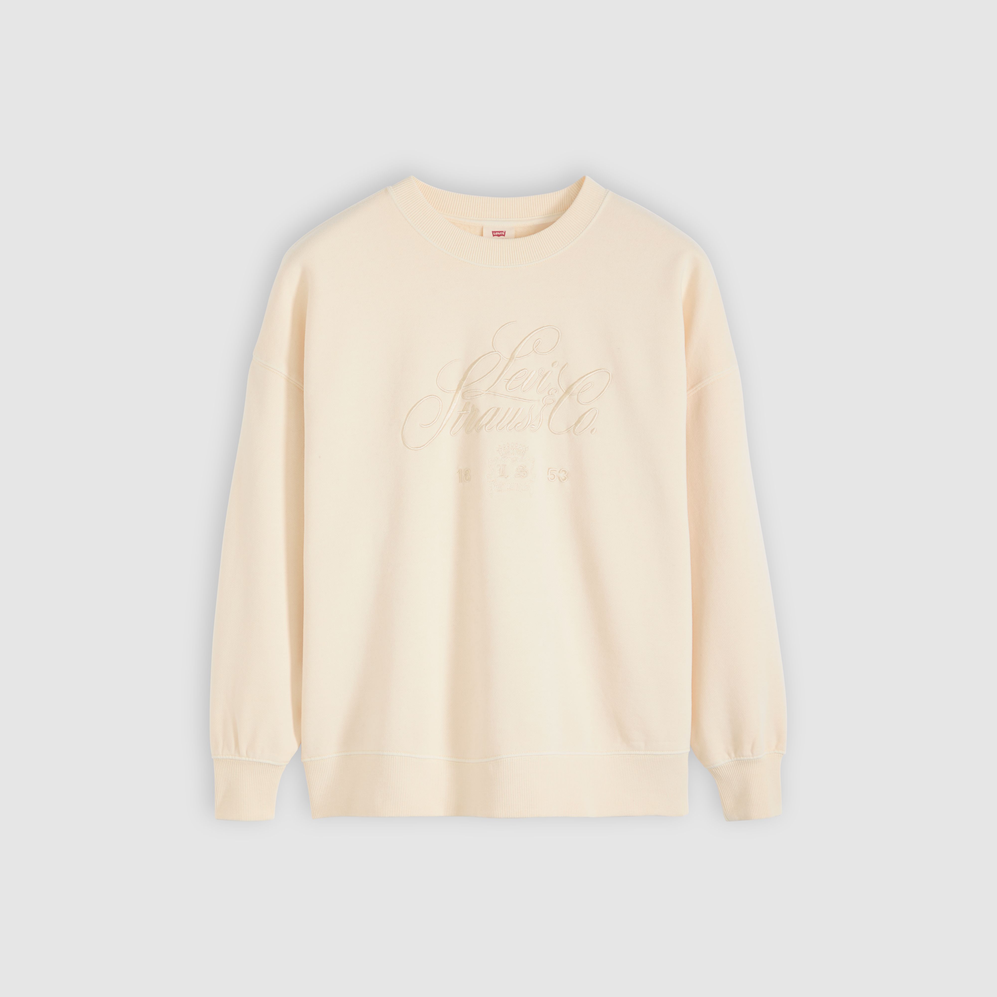 Grafik Vintage Oversize-Sweatshirt mit Rundhalsausschnitt 1