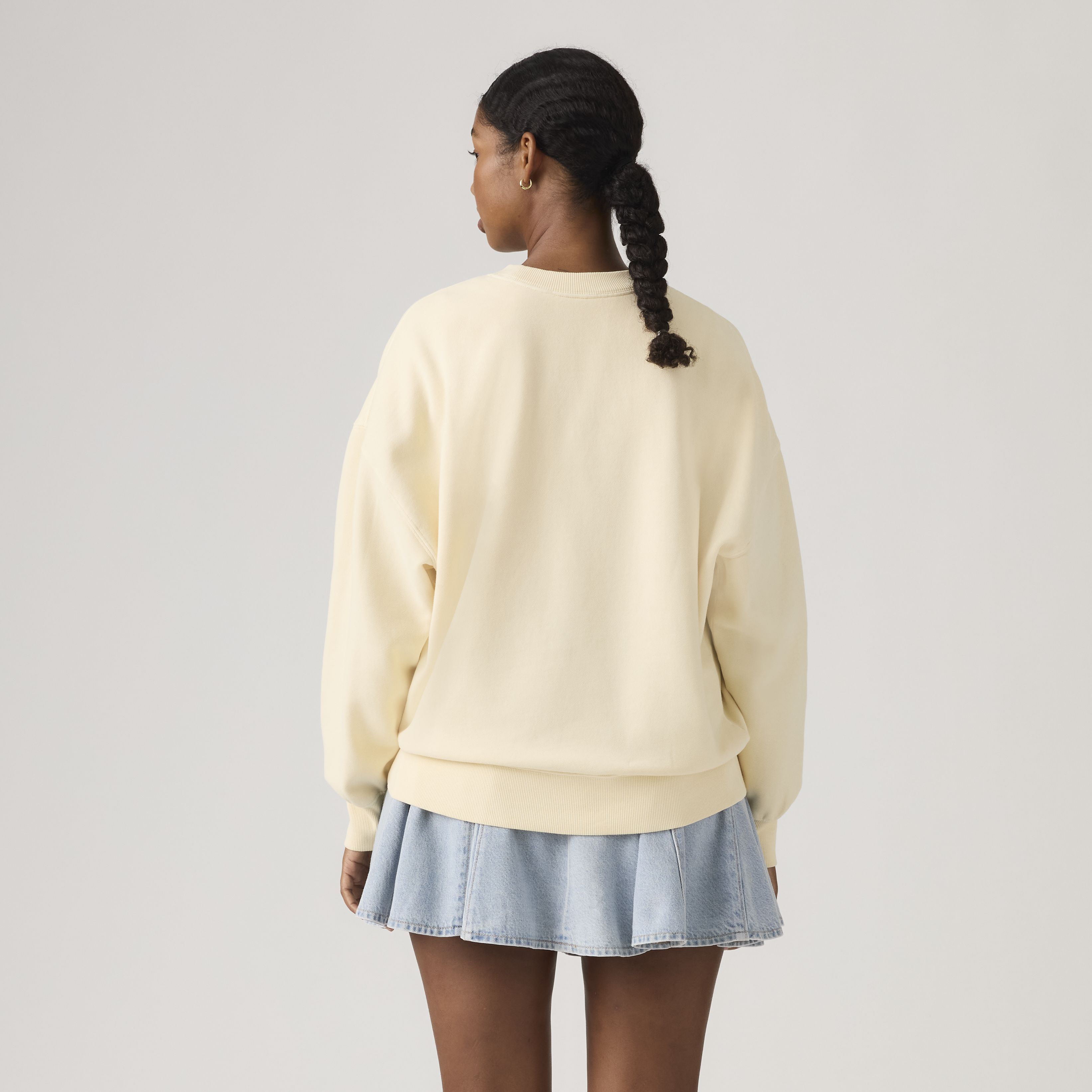 Sweat-shirt col rond graphique Vintage Oversized 4