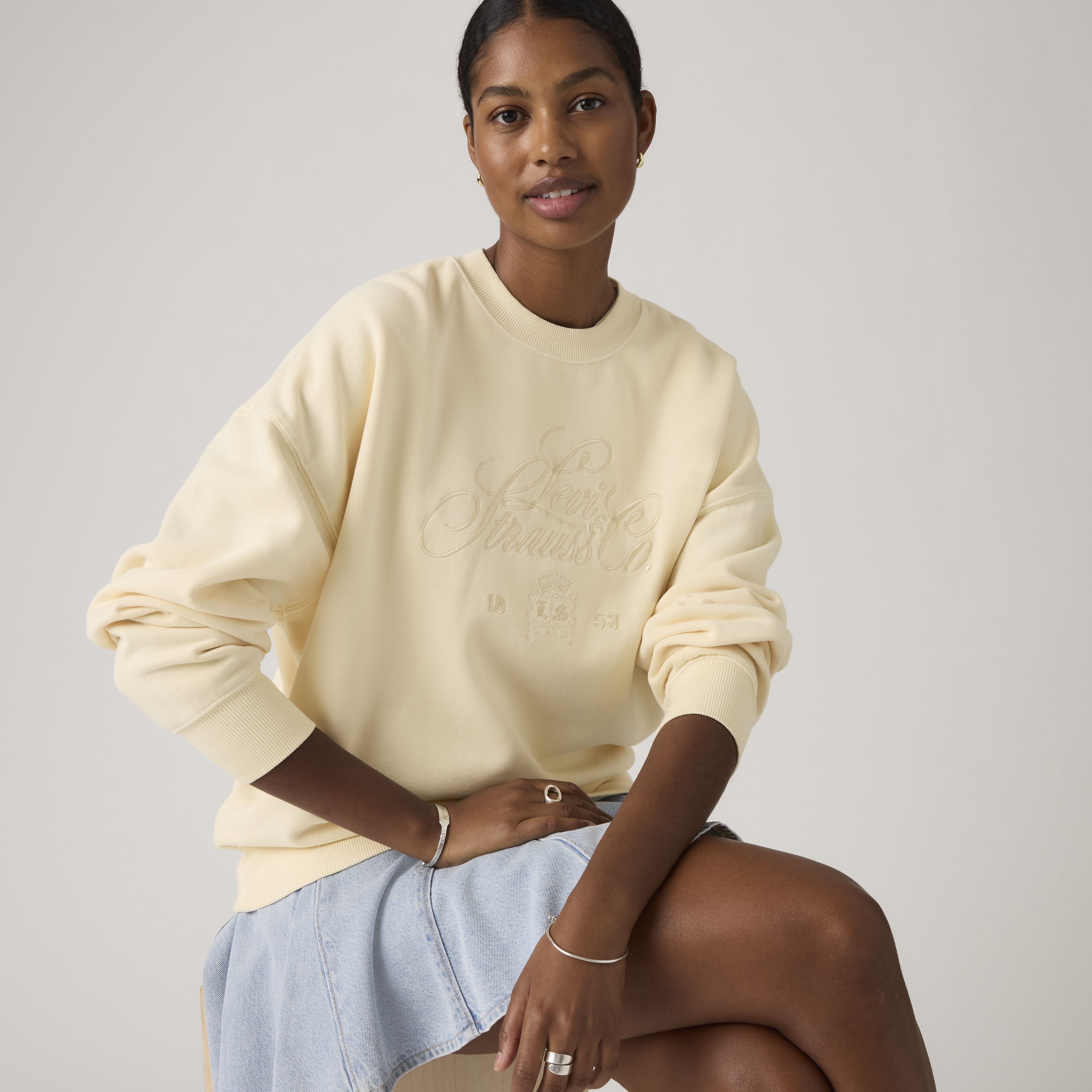 Graphic Vintage Oversized Crewneck Sweatshirt 1