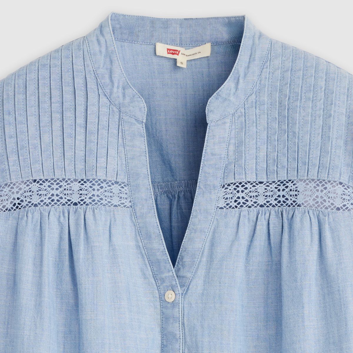 Madeline Tunic — Soft Current - Light Wash