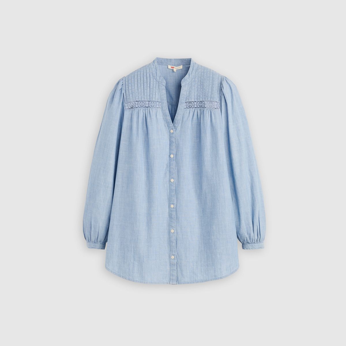 Madeline Tunic — Soft Current - Light Wash