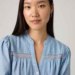 Madeline Tunic — Soft Current - Light Wash 2