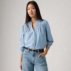 Madeline Tunic — Soft Current - Light Wash 4