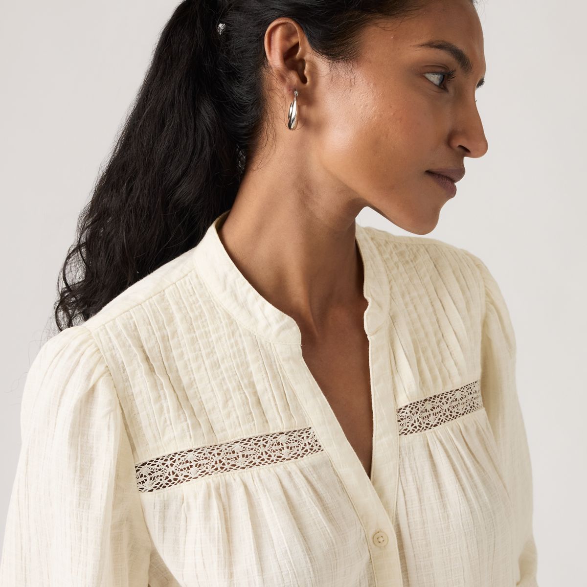 Madeline Tunic — Tofu - White