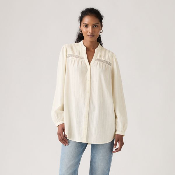 Madeline Tunic — Tofu - White