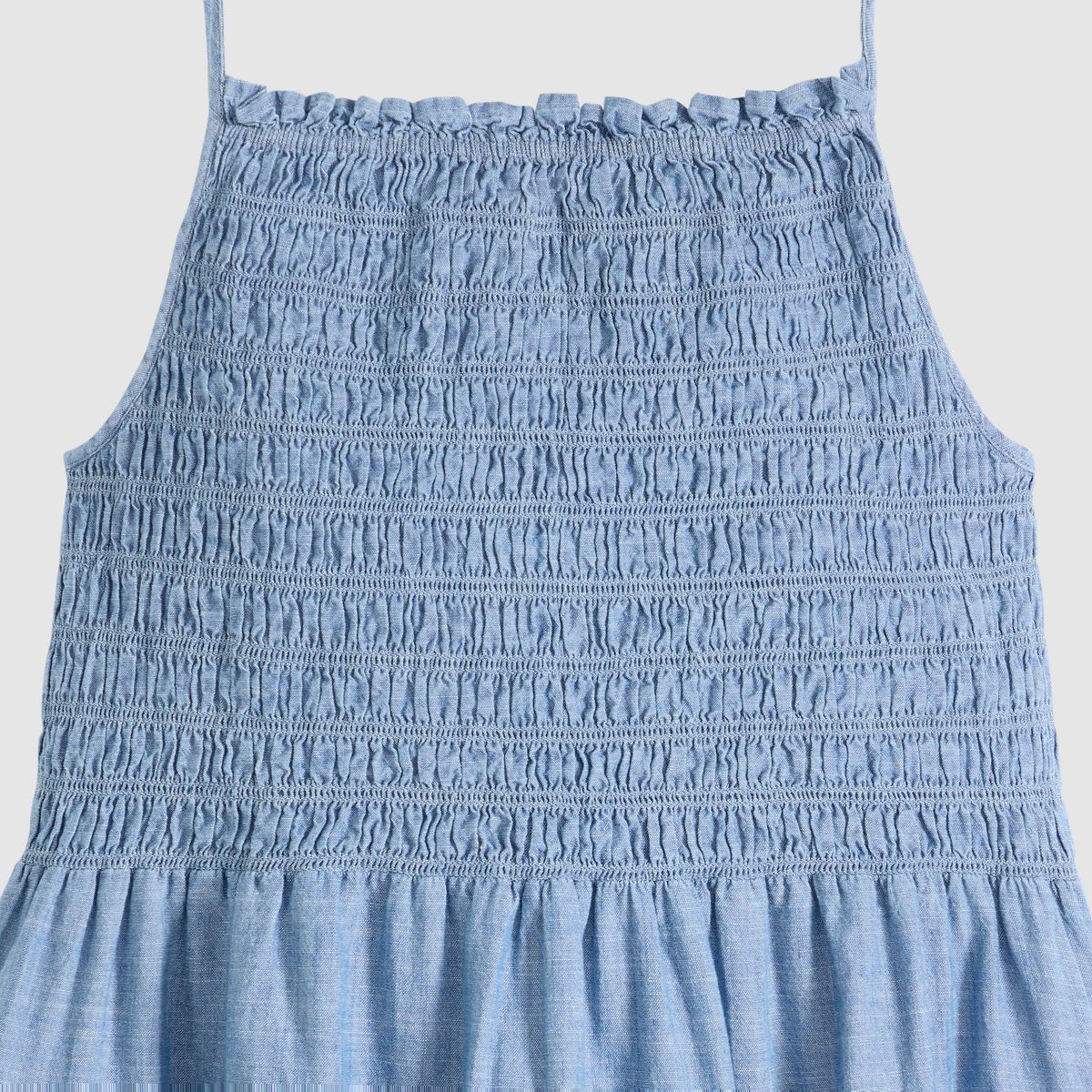 Monaco Midi Sundress — Breezy Blues - Medium Wash