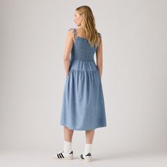 Monaco Midi Sundress — Breezy Blues - Medium Wash 4
