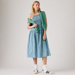 Monaco Midi Sundress — Breezy Blues - Medium Wash 1
