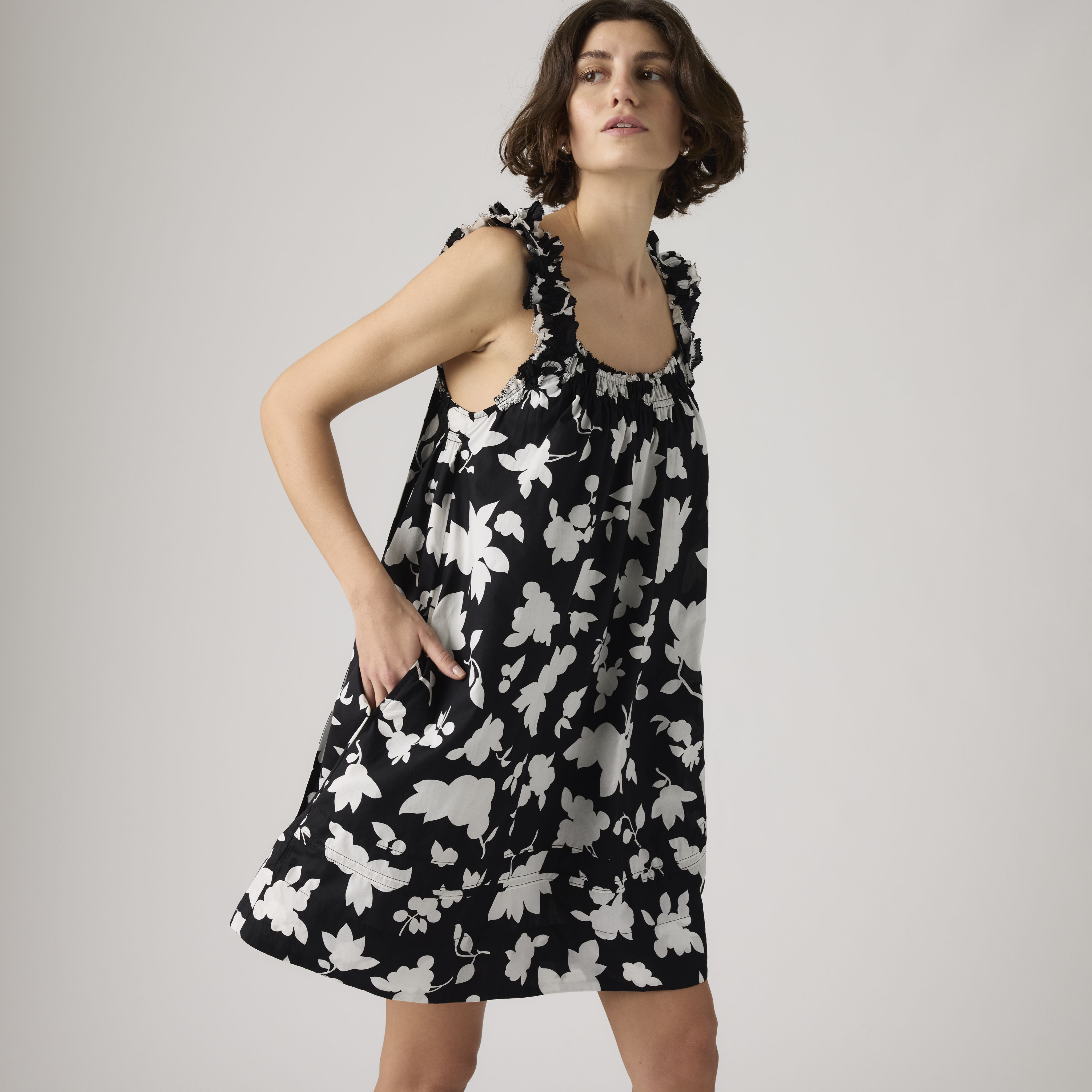 Meg Cotton Mini Dress 1