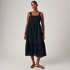 Mimi Midi Dress — Anthracite Night - Black 1