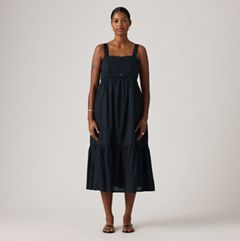 Mimi Midi Dress — Anthracite Night - Black 3