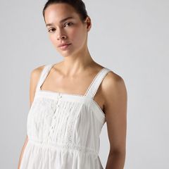 Mimi Midi Dress — Cloud Dancer Larger - Multi-Color 2