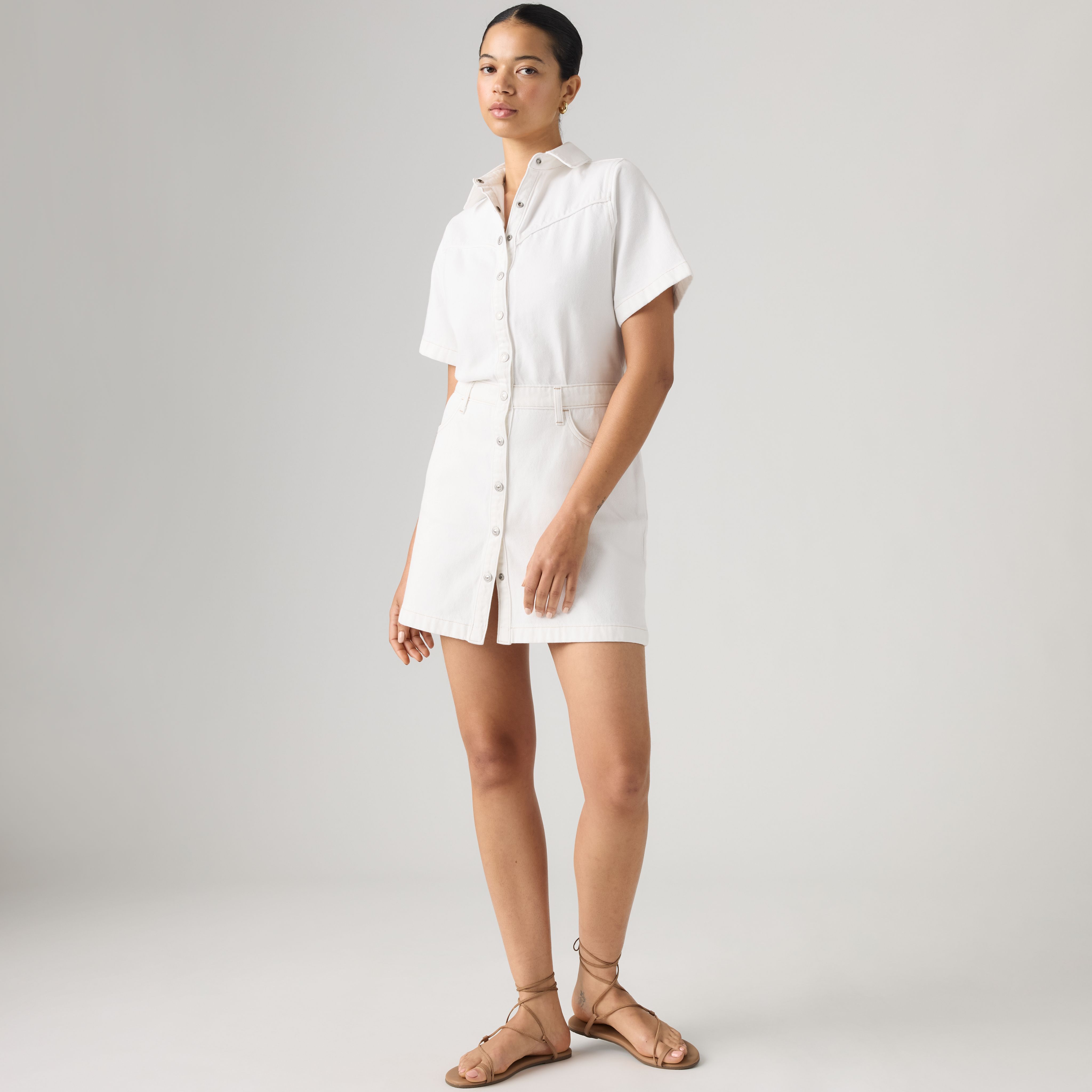 Short Sleeve Logan Western Lightweight Dress 1