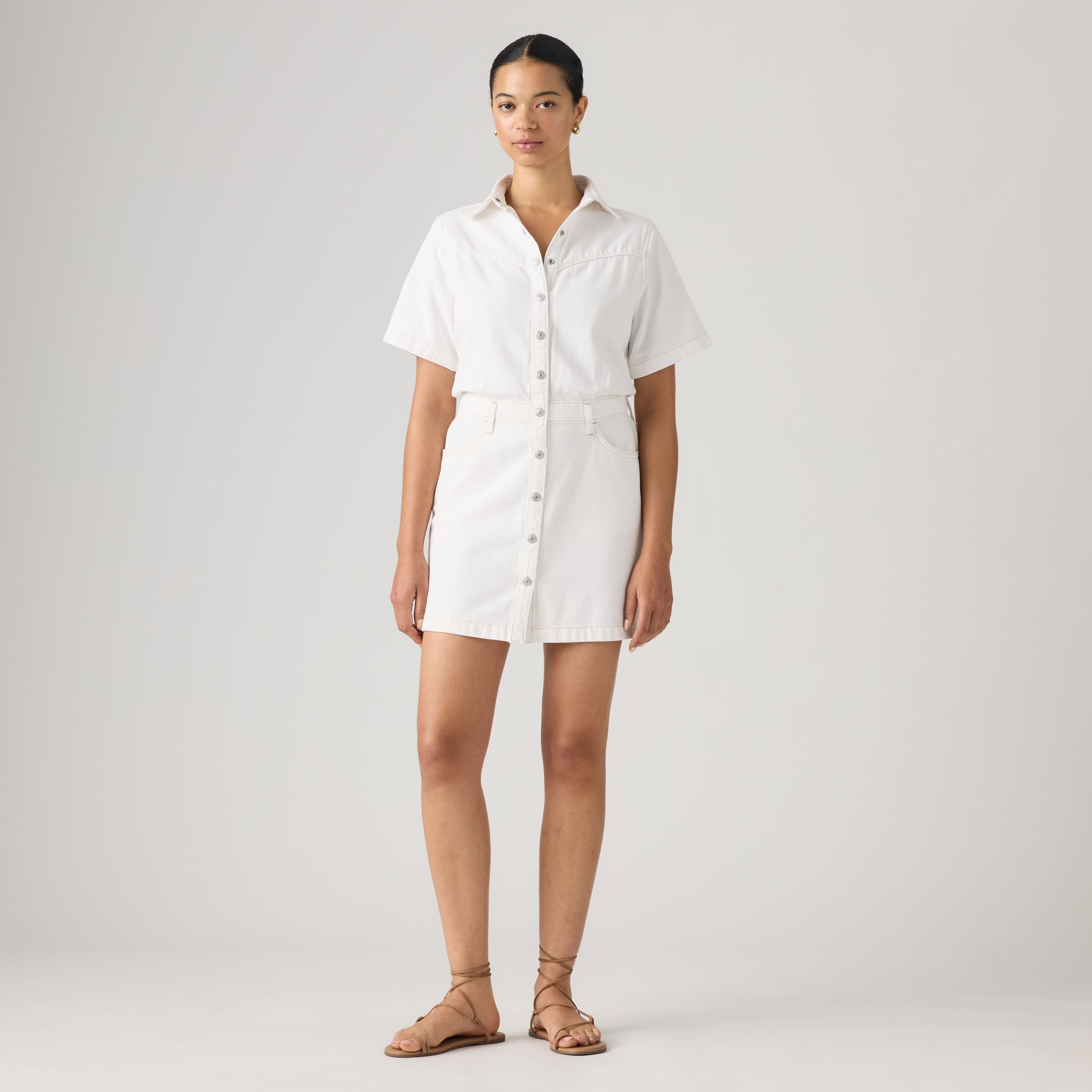 Short Sleeve Logan Western Lightweight Dress 4