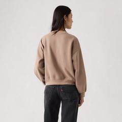 Vintage Garment Dye Boxy Sweatshirt — Garment Dye Pine Bar - Brown 4