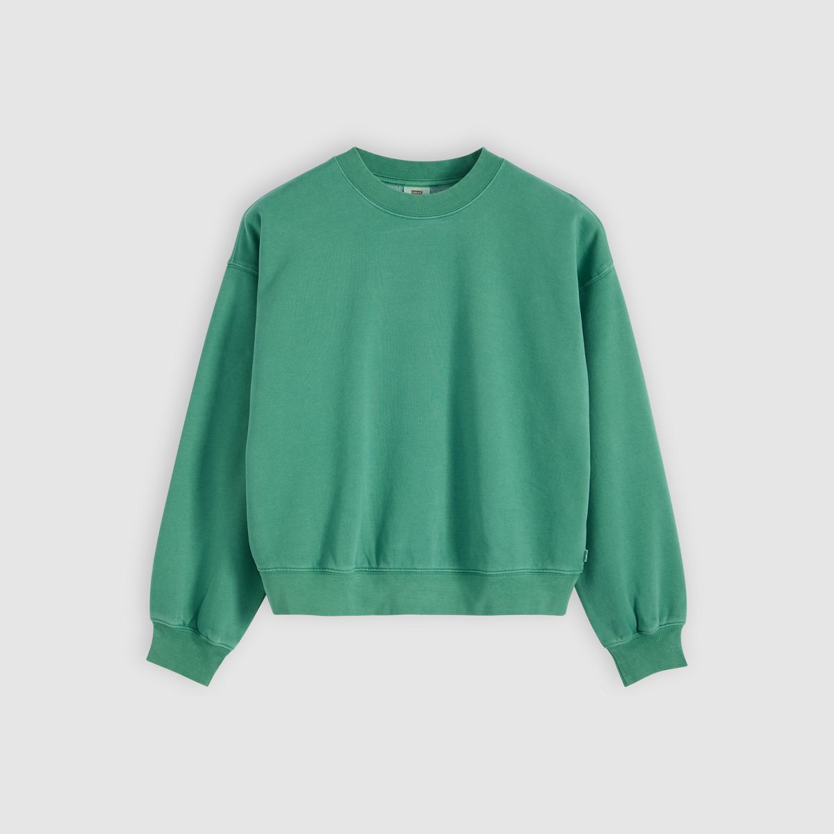 Vintage Garment Dye Boxy Sweatshirt — Garment Dye Pine - Green