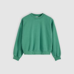 Vintage Garment Dye Boxy Sweatshirt — Garment Dye Pine - Green 5