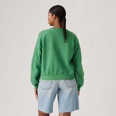 Vintage Garment Dye Boxy Sweatshirt — Garment Dye Pine - Green 4
