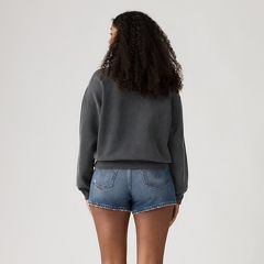 Vintage Garment Dye Boxy Sweatshirt — Garment Dye Grunge - Black 4