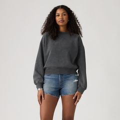 Vintage Garment Dye Boxy Sweatshirt — Garment Dye Grunge - Black 3