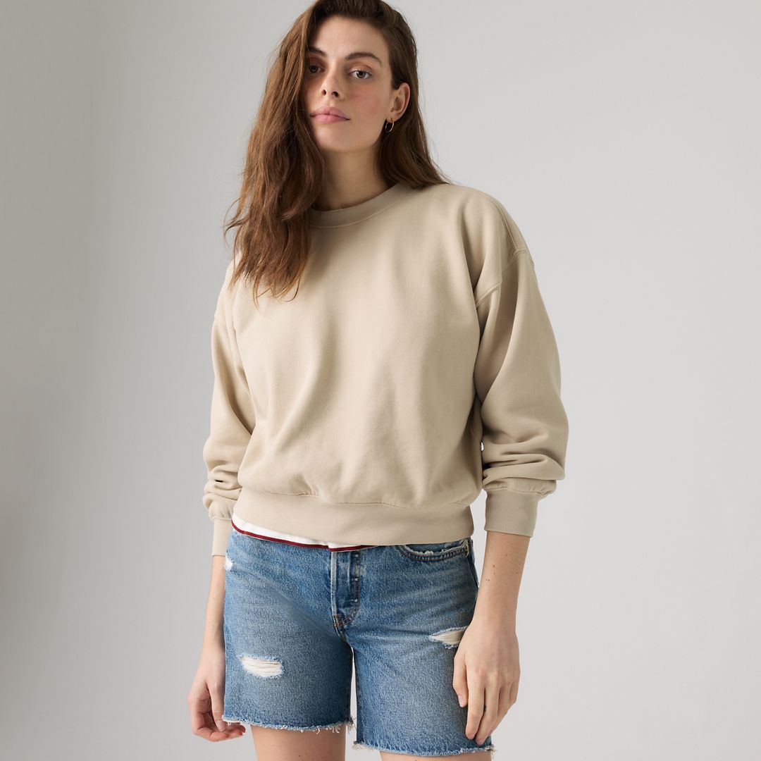 Levi's Vintage Boxy Sweatshirt In Chateau Gray