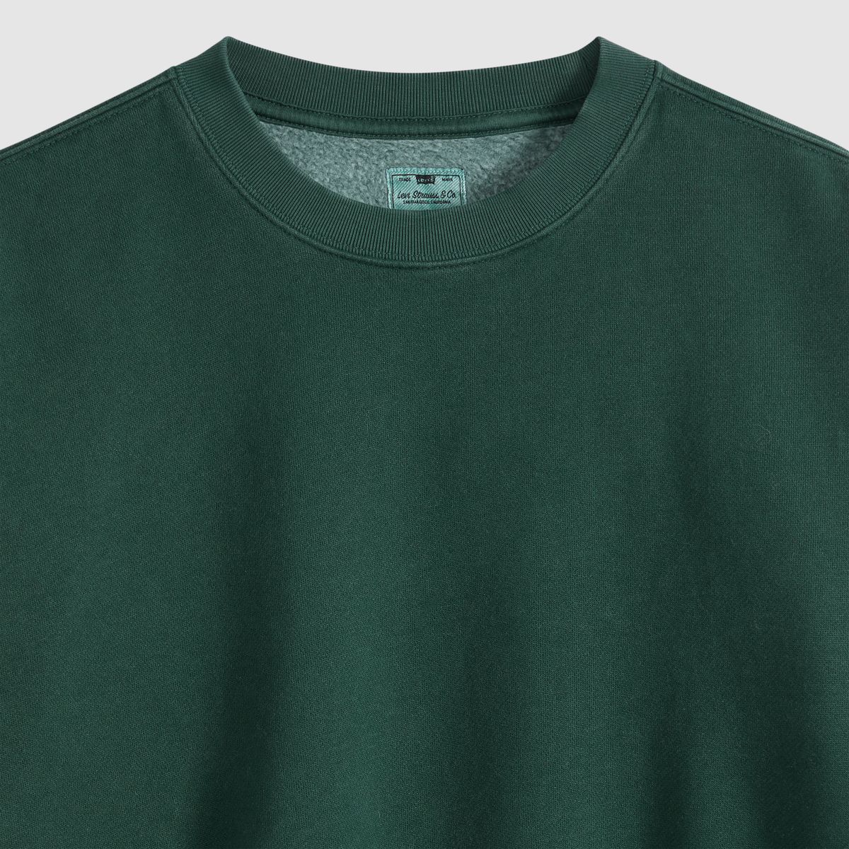 Vintage Garment Dye Boxy Sweatshirt — Womens Fleece Pine Grove - Green