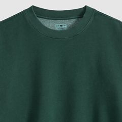 Vintage Garment Dye Boxy Sweatshirt — Womens Fleece Pine Grove - Green 7