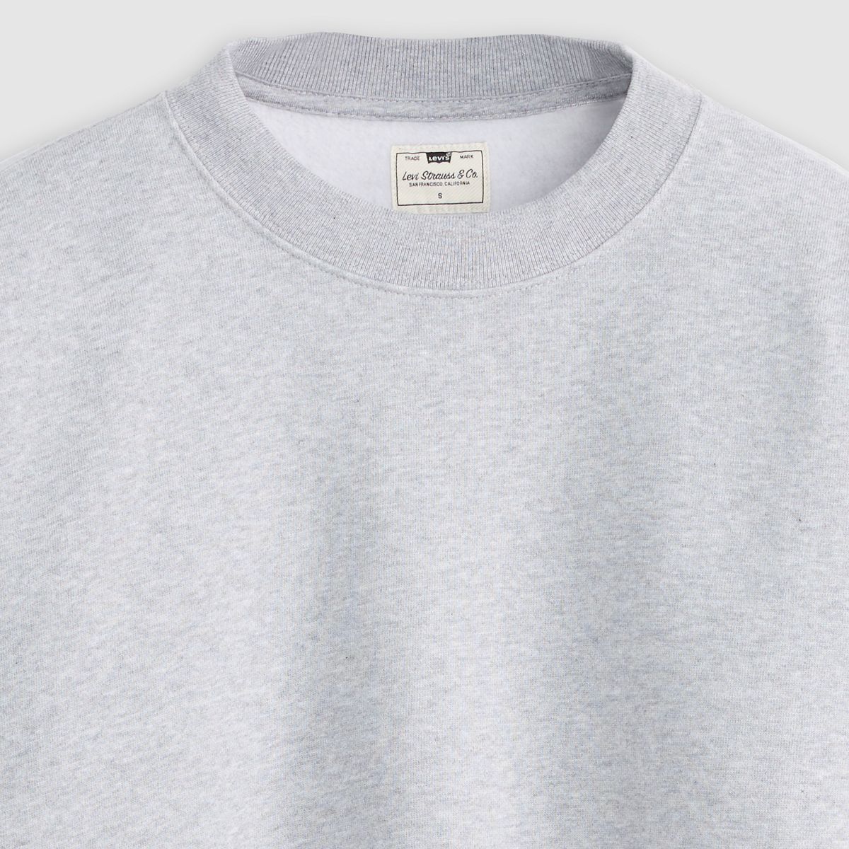 Vintage Garment Dye Boxy Sweatshirt — Silver Heather Gray - Grey