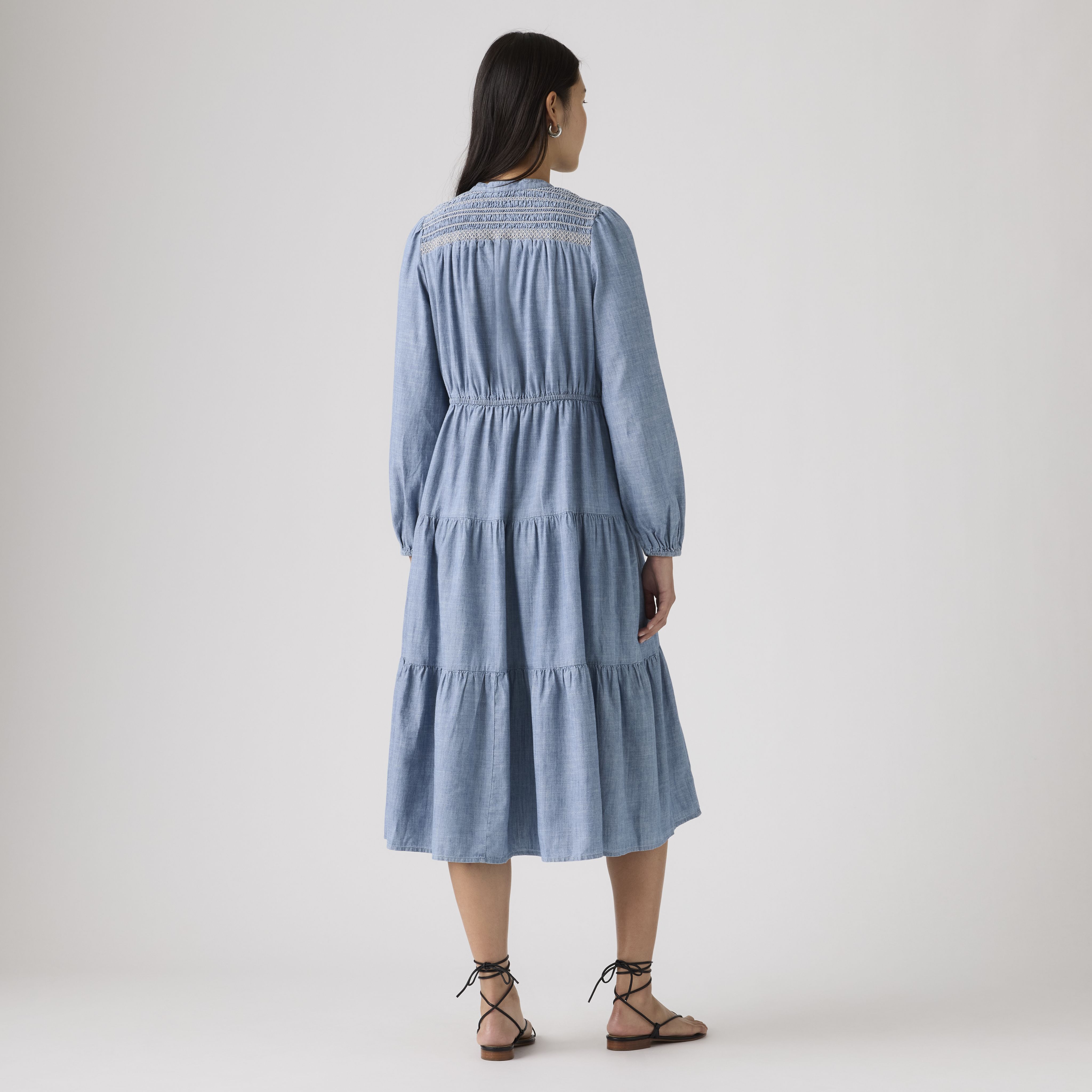Seren Long-Sleeve Midi Dress 4
