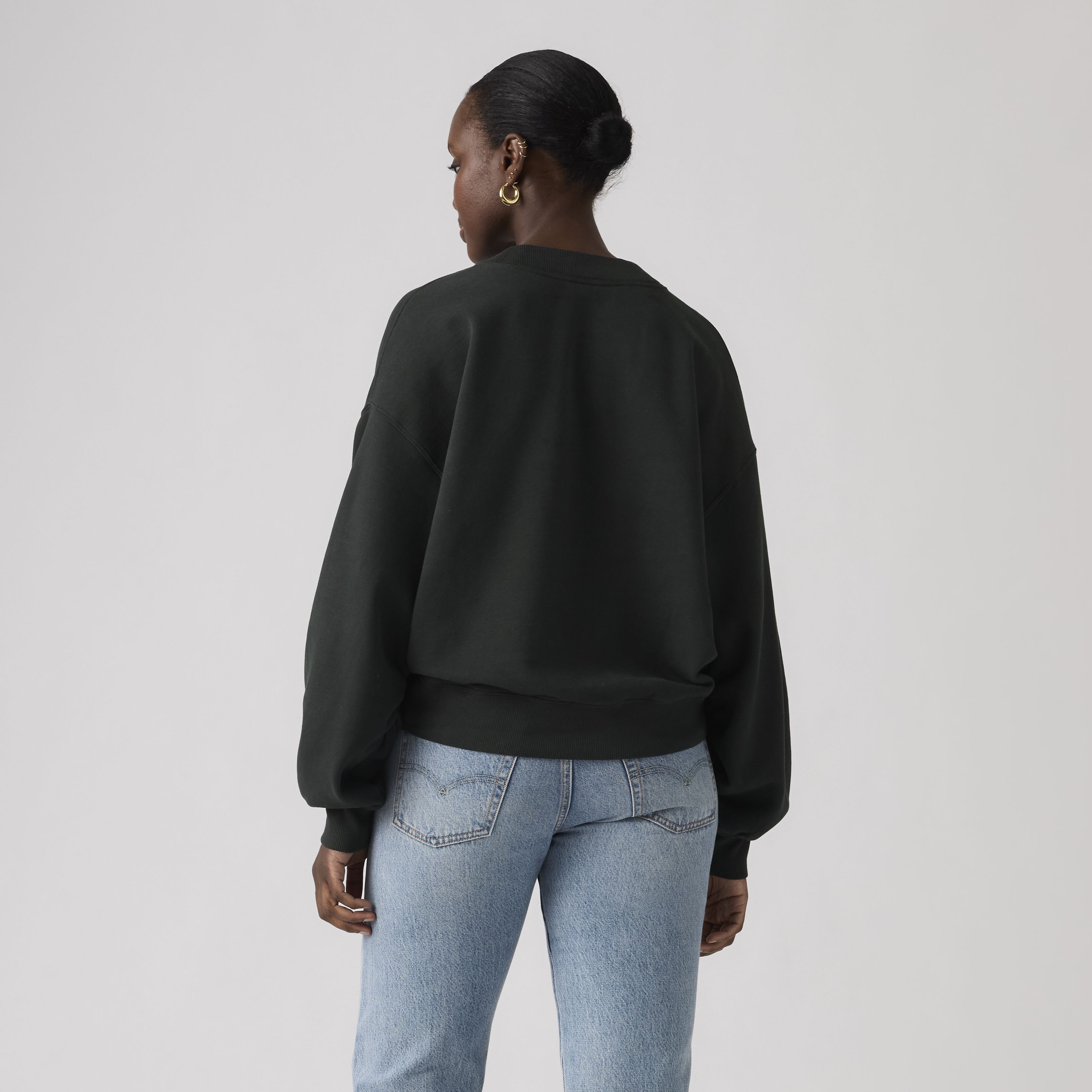 Vintage Garment Dye V-Neck Sweatshirt