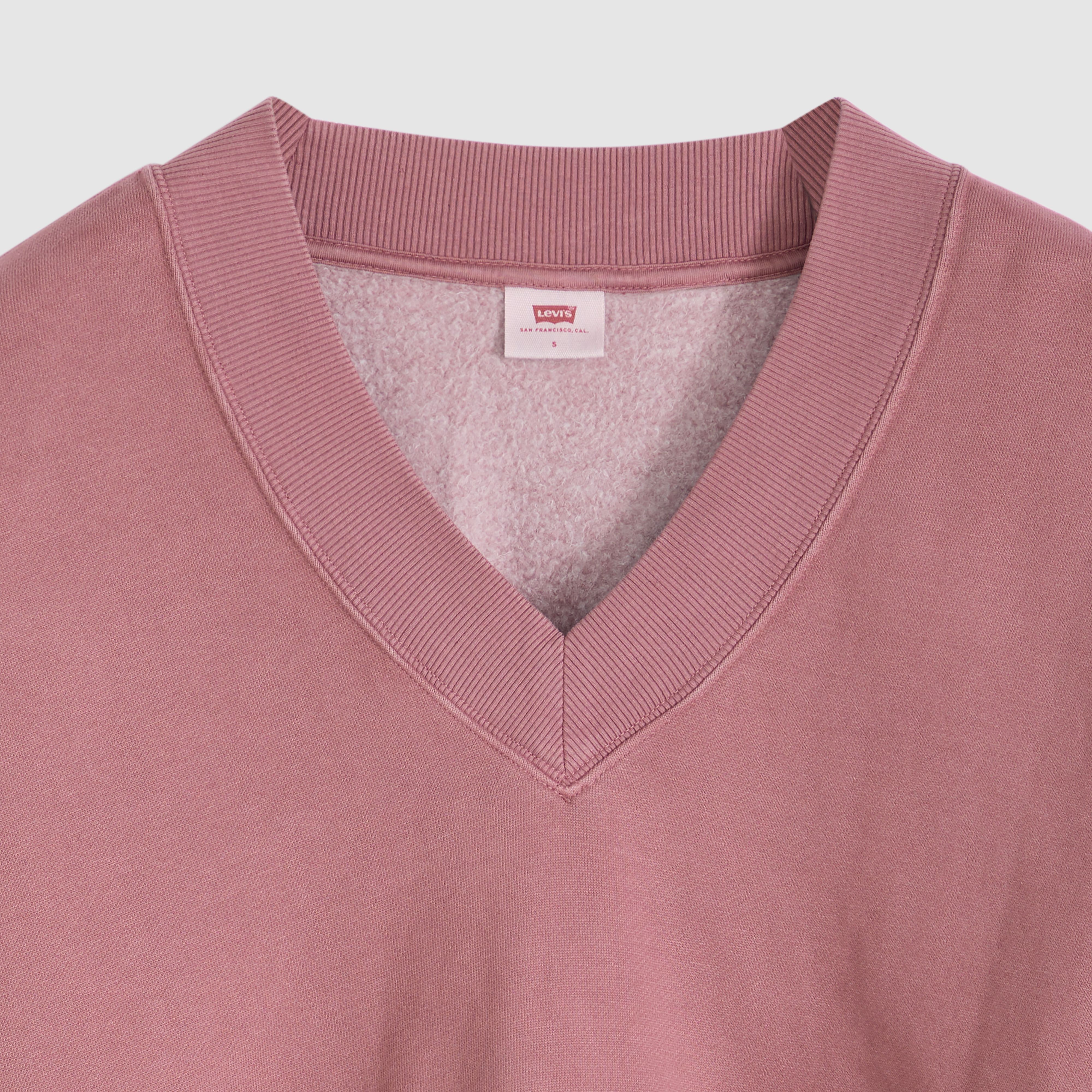 Vintage V-Neck Sweatshirt 2