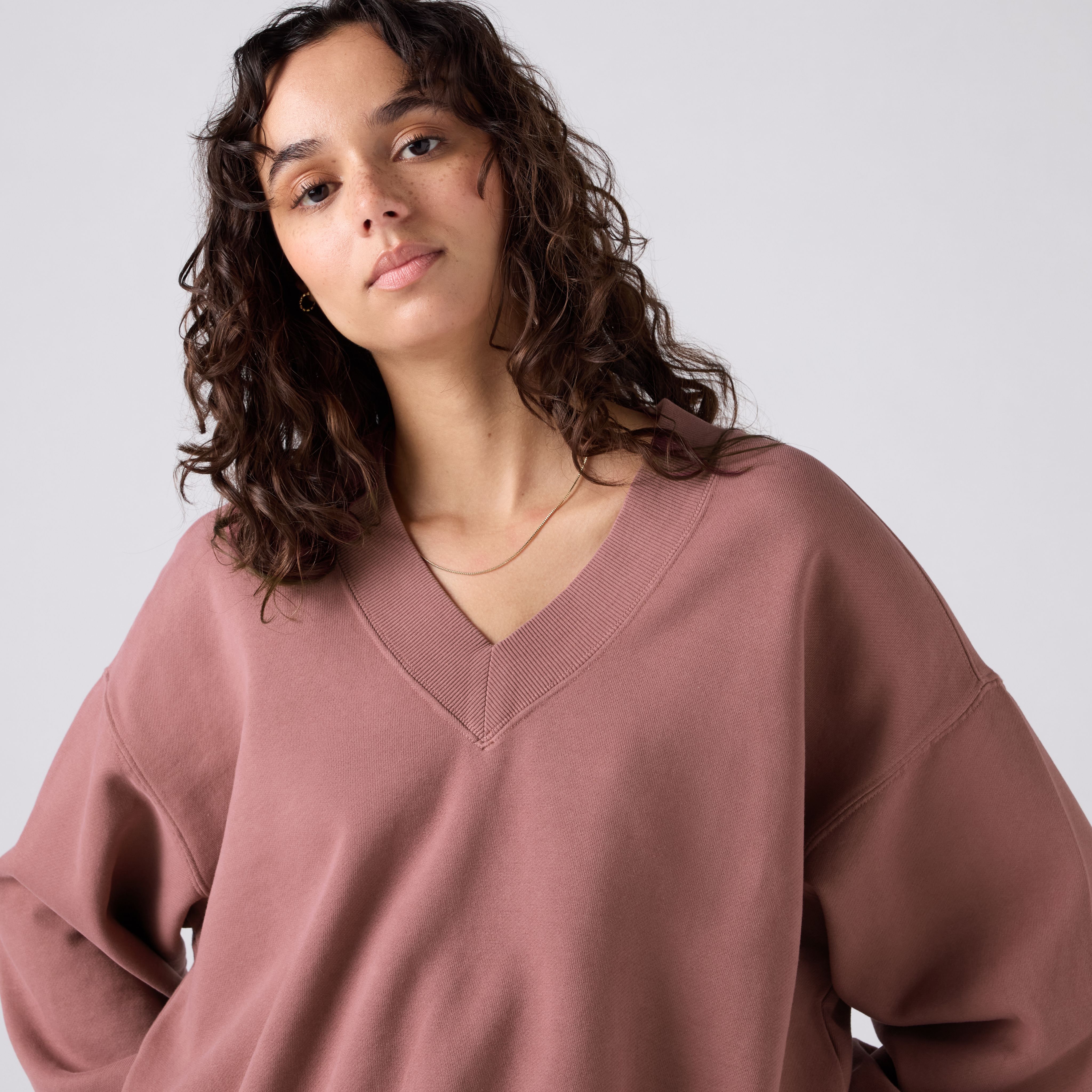 Sweat-shirt col V Vintage 2