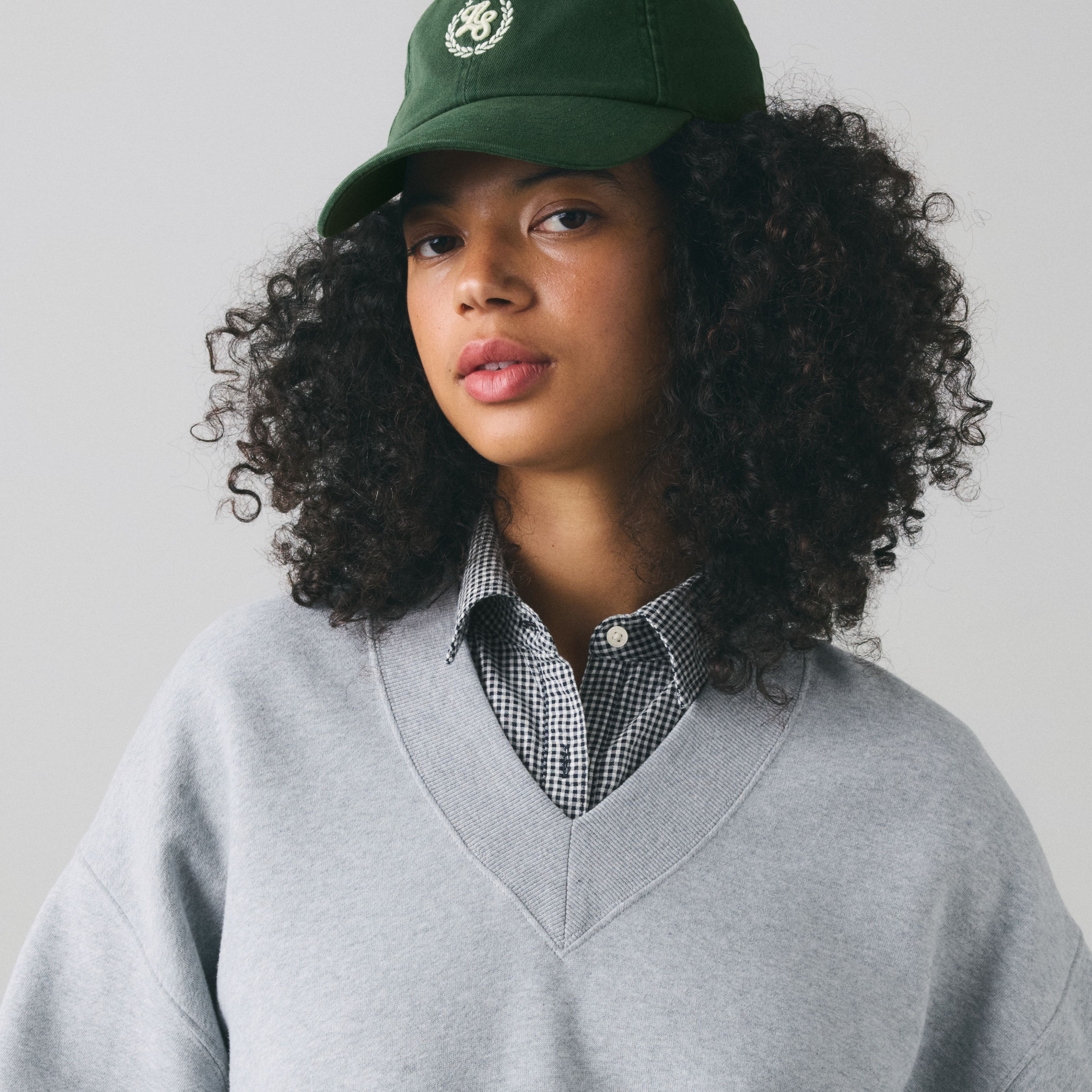 Vintage V-Neck Sweatshirt 3