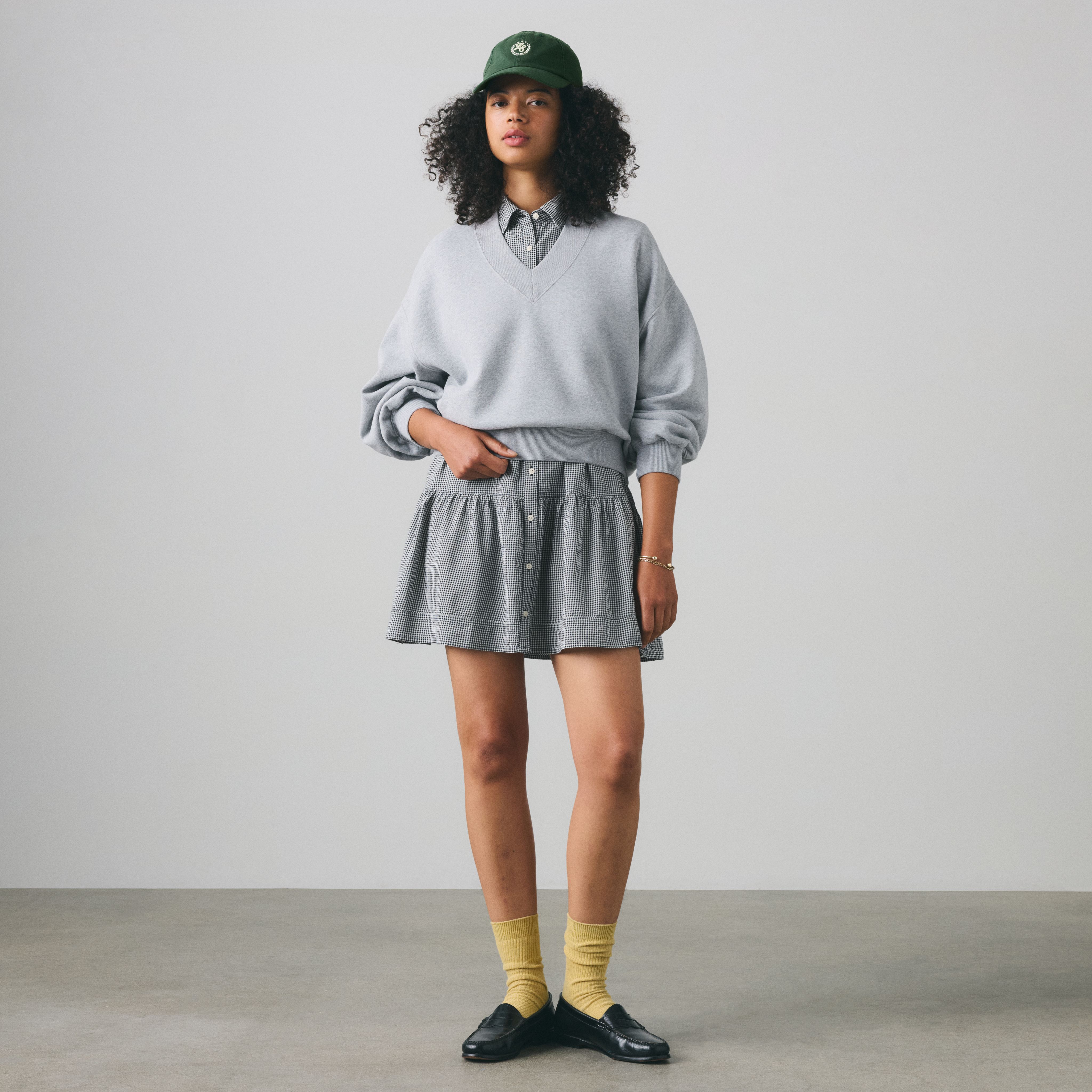 Vintage V-Neck Sweatshirt 1