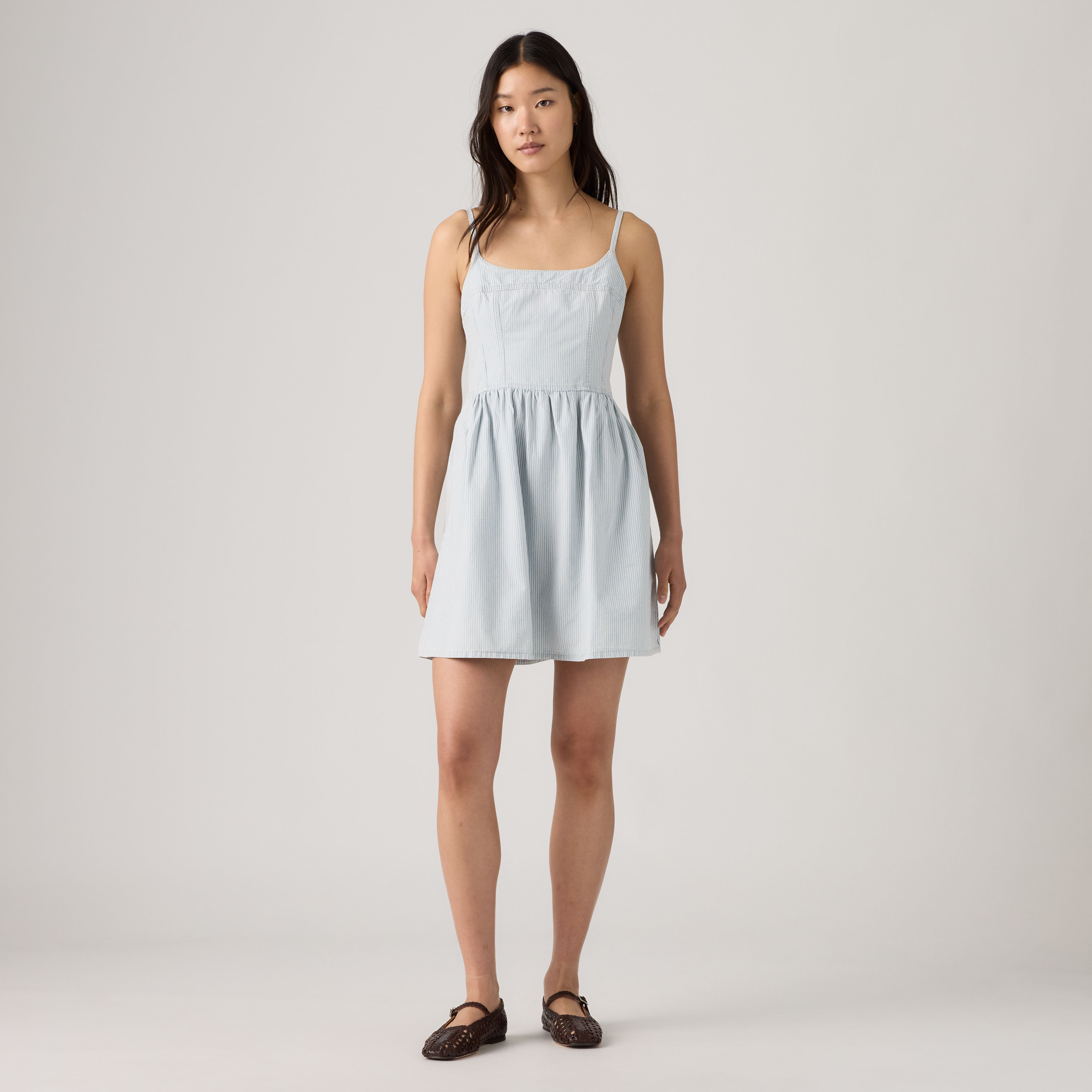 Jadine Denim Mini Lightweight Dress 2