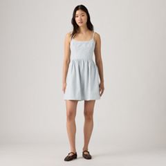 Jadine Denim Mini Lightweight Dress — Handy Woman Dress - Multi-Color 4