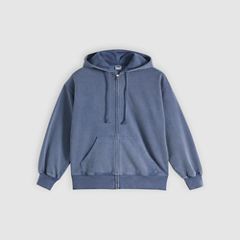 Vintage Oversized Hoodie — Sunshine Blue - Blue 5
